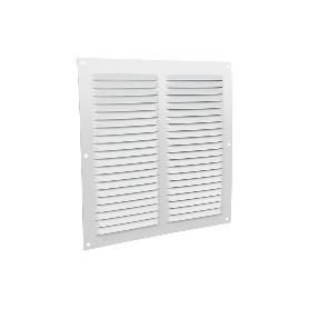 REJILLA DE VENTILACIÓN ALUMINIO BLANCO 25 X 25 CM VENTA UNITARIA