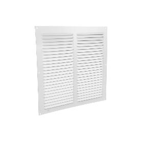 REJILLA DE VENTILACIÓN ALUMINIO BLANCO 30 X 30 CM   CAJA 5 UNID.