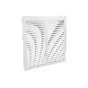 REJILLA DE VENTILACIÓN ALUMINIO BLANCO 30 X 30 CM VENTA UNITARIA