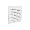 REJILLA DE VENTILACIÓN ALUMINIO BLANCO CON MOSQUITERA 10 X 10 CM   CAJA 5 UNID.