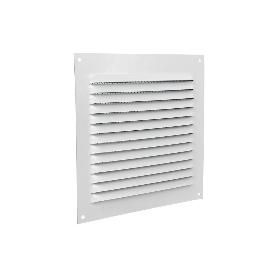 REJILLA DE VENTILACIÓN ALUMINIO BLANCO CON MOSQUITERA 15 X 15 CM   CAJA 5 UNID.
