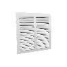 REJILLA DE VENTILACIÓN ALUMINIO BLANCO CON MOSQUITERA 25 X 25 CM   CAJA 5 UNID.