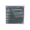 REJILLA DE VENTILACIÓN ALUMINIO BLANCO CON MOSQUITERA 30 X 30 CM VENTA UNITARIA