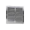 REJILLA DE VENTILACIÓN ALUMINIO 20 X 20 CM   CAJA 5 UNID.