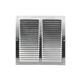 REJILLA DE VENTILACIÓN ALUMINIO 25 X 25 CM   CAJA 5 UNID.