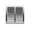 REJILLA DE VENTILACIÓN ALUMINIO 25 X 25 CM   CAJA 5 UNID.