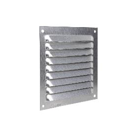 REJILLA DE VENTILACIÓN ALUMINIO CON MOSQUITERA 10 X 10 CM VENTA UNITARIA