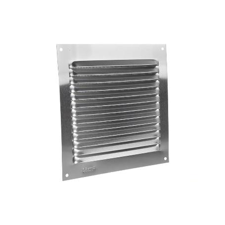 REJILLA DE VENTILACIÓN ALUMINIO CON MOSQUITERA 15 X 15 CM   CAJA 5 UNID.