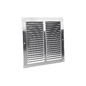 REJILLA DE VENTILACIÓN ALUMINIO CON MOSQUITERA 20 X 20 CM   CAJA 5 UNID.