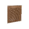 REJILLA DE VENTILACIÓN ALUMINIO MADERA CON MOSQUITERA 15 X 15 CM   CAJA 5 UNID.
