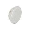 REJILLA DE VENTILACIÓN ALUMINIO-ABS BLANCO PARA EMPOTRAR A TUBO Ø12 CM   CAJA 5 UNID.