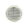 REJILLA DE VENTILACIÓN ALUMINIO-ABS BLANCO PARA EMPOTRAR A TUBO Ø12 CM   CAJA 5 UNID.