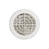 REJILLA DE VENTILACIÓN ABS BLANCO PARA EMPOTRAR A TUBO CON CLIP Ø10-11 CM   CAJA 5 UNID.