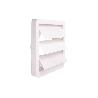REJILLA DE VENTILACIÓN ABS BLANCO LAMAS MÓVILES Ø10 CM   CAJA 5 UNID.
