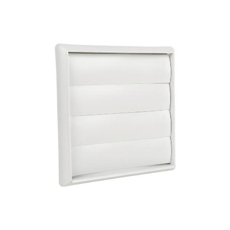 REJILLA DE VENTILACIÓN ABS BLANCO LAMAS MÓVILES Ø12 CM   CAJA 5 UNID.