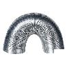 TUBO FLEXIBLE SEMIRRÍGIDO ALUMINIO Ø80 MM X 1,5 M