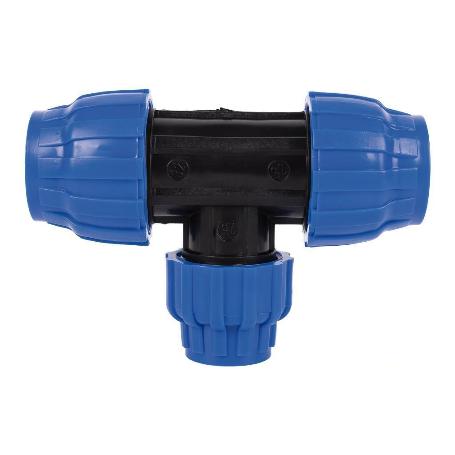 TE 90° REDUCIDA PP PN16 75 X 63 X 75