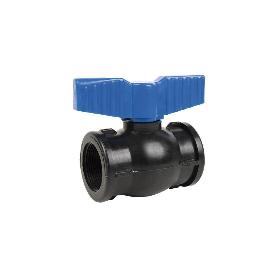 VÁLVULA DE BOLA ROSCA H-H PP PN16 1 1/2 X 1 1/2