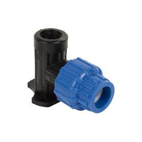 CODO 90° GRIFO ROSCA HEMBRA PP PN16 25 X 3/4   CAJA 10 UNID.