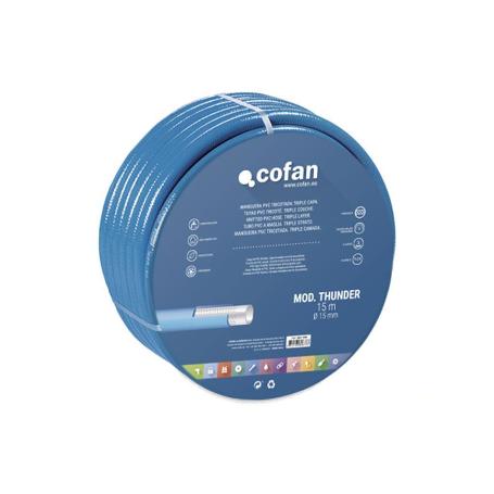 MANGUERA PVC MODELO THUNDER 3C TRICOTADA Ø25X25 M