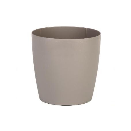 MACETA CAMELIA COLOR CREMA 14X13.8CM VENTA UNITARIA