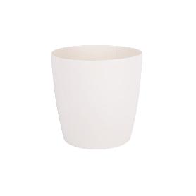 MACETA CAMELIA COLOR CREMA 18X17.8CM VENTA UNITARIA