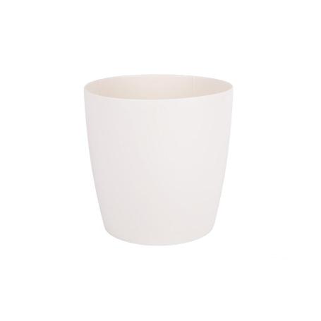 MACETA CAMELIA COLOR CREMA 25X23.6CM VENTA UNITARIA