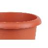 MACETA MARRON MODELO GARDENIA 35X28.8+ PLATO28CM   CAJA 6 UNID.