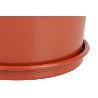 MACETA DALIA COLOR MARRON  42X38+ PLATO 37.5CM   CAJA 3 UNID.