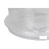 MACETA ORQUIDEA TRANSPARENTE 28.5X22.5+ PLATO 23.5CM VENTA UNITARIA