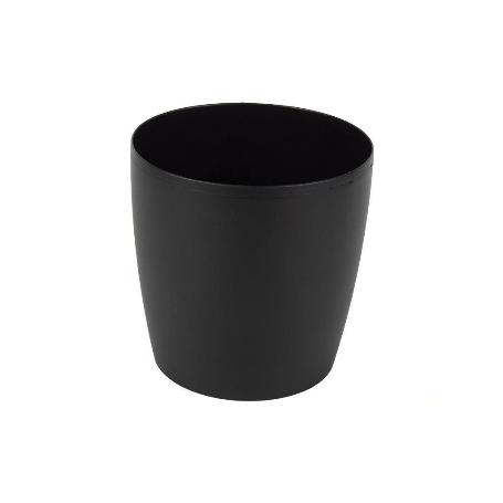 MACETA CAMELIA DE COLOR NEGRO 18 X 17,8 CM   CAJA 12 UNID.