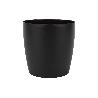 MACETA CAMELIA DE COLOR NEGRO 25 X 23,6 CM   CAJA 12 UNID.
