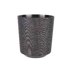 MACETA O MACETERO GAMA TEXTIL COLOR NEGRO PP Ø 195 X 201 MM 4,9 L   CAJA 4 UNID.
