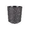 MACETA O MACETERO GAMA TEXTIL COLOR NEGRO PP Ø 254 X 269 MM 10,5 L VENTA UNITARIA