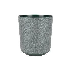 MACETA O MACETERO GAMA TEXTIL COLOR VERDE PP Ø 254 X 269 MM 10,5 L   CAJA 4 UNID.