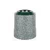 MACETA O MACETERO GAMA TEXTIL COLOR VERDE PP Ø 254 X 269 MM 10,5 L   CAJA 4 UNID.