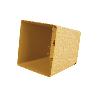 MACETA O MACETERO GAMA TEXTIL CUADRADA COLOR MOSTAZA PP 238 X 238 X 240 MM 9 L VENTA UNITARIA