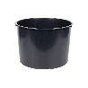 MACETERO 2 EN 1 FORMA CÓNICA CON DEPÓSITO COLOR NEGRO PP Ø 295 X 571 MM 12,5 L   CAJA 5 UNID.