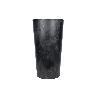 MACETERO 2 EN 1 FORMA CÓNICA CON DEPÓSITO COLOR NEGRO PP Ø 409 X 750 MM 29,5 L