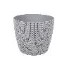 MACETA O MACETERO TRENZADA COLOR GRIS CLARO PP Ø 306 X 262 MM 15,6 L   CAJA 5 UNID.