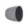 MACETA O MACETERO TRENZADA COLOR GRIS OSCURO PP Ø 141 X 119 MM 1,25 L   CAJA 10 UNID.
