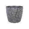 MACETA O MACETERO TRENZADA COLOR GRIS OSCURO PP Ø 359 X 315 MM 26,5 L   CAJA 5 UNID.