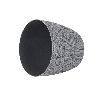 MACETA O MACETERO TRENZADA COLOR GRIS OSCURO PP Ø 359 X 315 MM 26,5 L VENTA UNITARIA