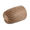 MACETA CON FILTRO DE DRENAJE A RAYAS COLOR MARRÓN WPC Ø 145 X 172 MM 1,5 L VENTA UNITARIA