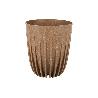MACETA CON FILTRO DE DRENAJE A RAYAS COLOR MARRÓN WPC Ø 300 X 356 MM 11,6 L VENTA UNITARIA