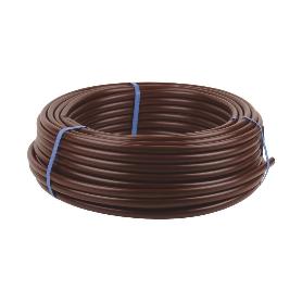 TUBO 50M RIEGO GOTEO MARRON (SIN GOTEROS) Ø16MM