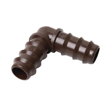 CONEXIÓN EN CODO Ø16MM (MARRÓN-MAX SEGUR. VENTA UNITARIA