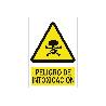 SEÑAL POLIESTIRENO 420X297 MM PELIGRO DE INTOXICACIÓN