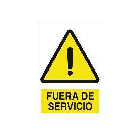 SEÑAL POLIESTIRENO 420X29MM. FUERA DE SERVICIO