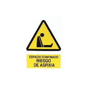 SEÑAL POLIESTIRENO 420X297 MM. RIESGO DE ASFIXIA